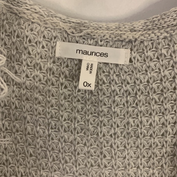 Maurice’s size 0X cardigan grey - Picture 2 of 2